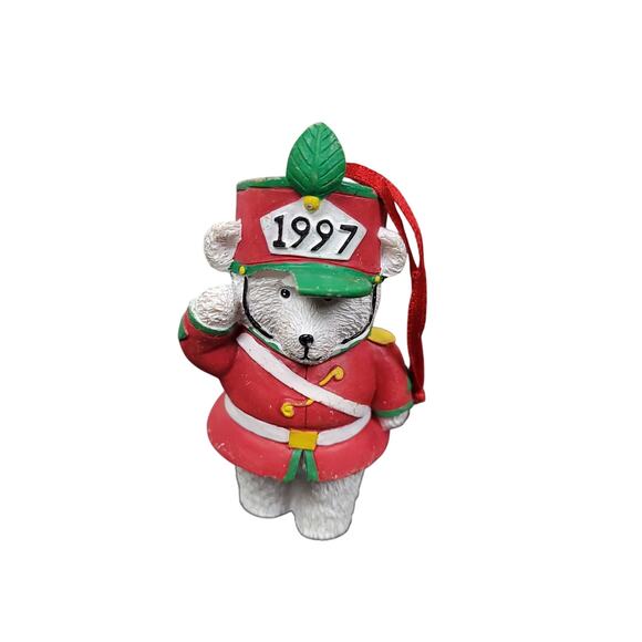 Vintage 1999 Santa Bear Christmas Ornaments 16pcs 15 Year Set Marshall Fields - Picture 14 of 16